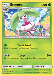 Steenee Sun & Moon Card List