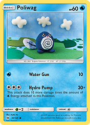 Poliwag Sun & Moon Pokemon Card