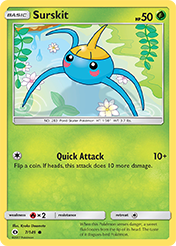 Surskit Sun & Moon Card List