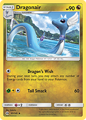 Dragonair Sun & Moon Pokemon Card