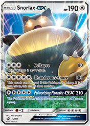 Snorlax-GX SM Black Star Promos Card List