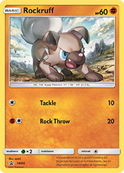 Rockruff SM Black Star Promos Card List