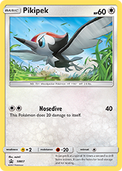 Pikipek SM Black Star Promos Card List