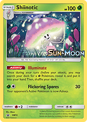 Shiinotic SM Black Star Promos Card List