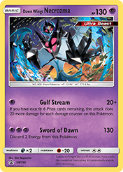 Dawn Wings Necrozma SM Black Star Promos Pokemon Card