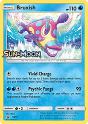 Bruxish SM Black Star Promos Card List