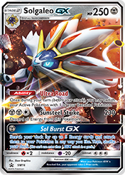 Solgaleo-GX SM Black Star Promos Card List