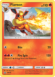 Flareon SM Black Star Promos Pokemon Card