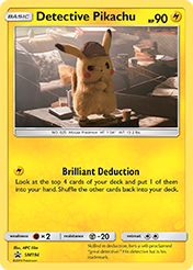 Detective Pikachu SM Black Star Promos Pokemon Card