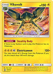 Vikavolt SM Black Star Promos Pokemon Card