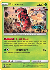 Buzzwole SM Black Star Promos Pokemon Card