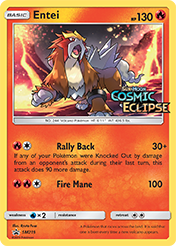Entei SM Black Star Promos Pokemon Card