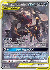 Umbreon & Darkrai GX SM Black Star Promos Pokemon Card