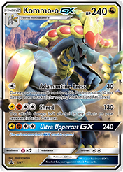 Kommo-o-GX SM Black Star Promos Pokemon Card
