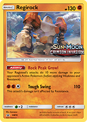 Regirock SM Black Star Promos Pokemon Card