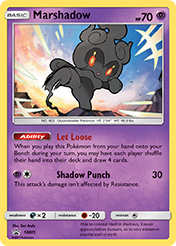 Marshadow SM Black Star Promos Pokemon Card