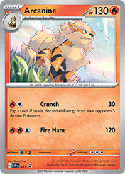 Arcanine SV Black Star Promos Card List