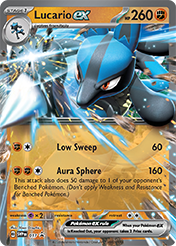 Lucario EX SV Black Star Promos Pokemon Card