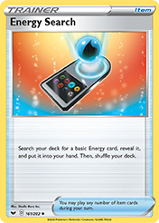 Energy Search Sword & Shield Pokemon Card