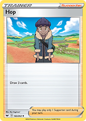 Hop Sword & Shield Pokemon Card