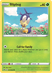Blipbug Sword & Shield Pokemon Card