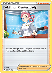 Pokemon Center Lady Sword & Shield Pokemon Card