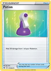 Potion Sword & Shield Pokemon Card