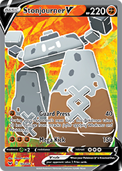 Stonjourner V Sword & Shield Pokemon Card