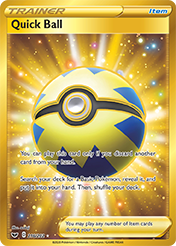 Quick Ball Sword & Shield Pokemon Card