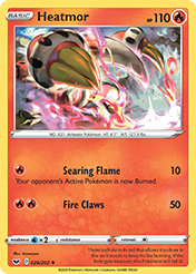 Heatmor Sword & Shield Pokemon Card