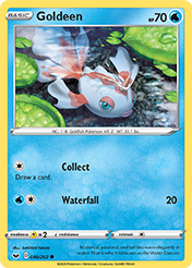 Goldeen Sword & Shield Pokemon Card