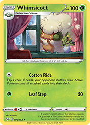 Whimsicott Sword & Shield Card List