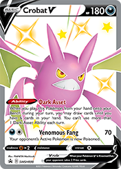 Crobat V SWSH Black Star Promos Pokemon Card