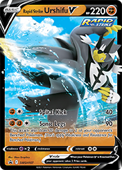 Rapid Strike Urshifu V SWSH Black Star Promos Pokemon Card