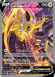 Jolteon V SWSH Black Star Promos Pokemon Card