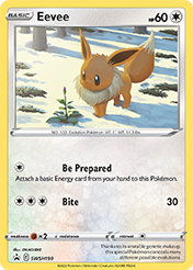 Card image - Eevee - SWSH190 from SWSH Black Star Promos