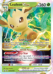 Leafeon VSTAR SWSH Black Star Promos Pokemon Card