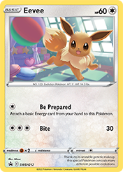 Card image - Eevee - SWSH212 from SWSH Black Star Promos