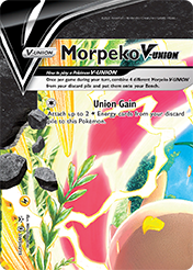 Morpeko V-UNION SWSH Black Star Promos Pokemon Card