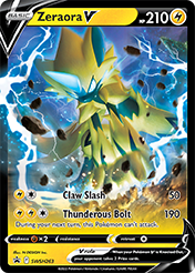 Zeraora V SWSH Black Star Promos Pokemon Card