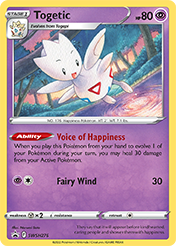 Card image - Togetic - SWSH276 from SWSH Black Star Promos