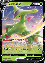 Virizion V SWSH Black Star Promos Pokemon Card