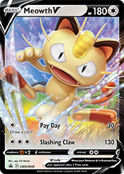 Meowth V SWSH Black Star Promos Card List