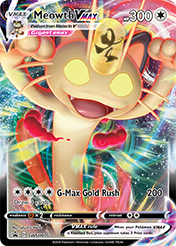 Meowth VMAX SWSH Black Star Promos Pokemon Card