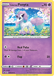 Galarian Ponyta SWSH Black Star Promos Pokemon Card