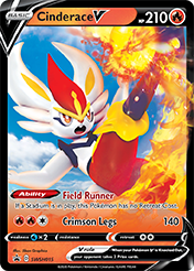 Cinderace V SWSH Black Star Promos Card List