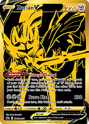 Zacian V SWSH Black Star Promos Pokemon Card