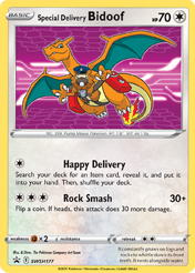 Special Delivery Bidoof SWSH Black Star Promos Pokemon Card