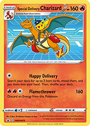 Card image - Special Delivery Charizard - SWSH075 from SWSH Black Star Promos