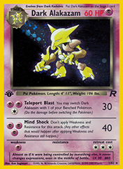 Dark Alakazam Team Rocket Card List